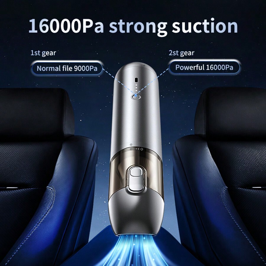Car Wireless Vacuum Cleaner Powerful Cyclone Suction Home Portable