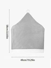 2/4/6 Pcs Santa Hat Chair Covers - Classic Polyester Blend Christmas Chair Slipcovers With Elastic Band, Machine Washable For Holiday Home Decor, Christmas Dining Table Decoration - Multicolor - View 11