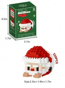 Đồ trang trí Giáng sinh 1 Bộ gạch xây dựng theo chủ đề Giáng sinh, Quà tặng Giáng sinh, Khối xây dựng siêu nhỏ, Đồ chơi giải đố giáo dục Quà tặng mùa đông Quà tặng Lễ Tạ ơn Khối màu Khối màu, Lịch Mùa vọng cho bé gái, Lịch Mùa vọng Giáng sinh cho bé trai, Đồ chơi xây dựng, Quà tặng Giáng sinh cho bé trai, Khối Giáng sinh, Quà tặng cho bé gái, Đồ chơi cho bé trai, Đồ chơi cho bé trai, Đồ chơi trẻ em - Nhiều màu - Xem 7