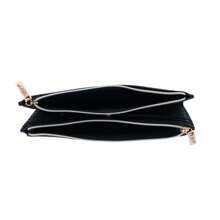 Women's Leather Dopp Cosmopolitan Clutch Wallet, Available In Black,  One Size Synthetic Clutch Wallets - 黑色 - 查看 5