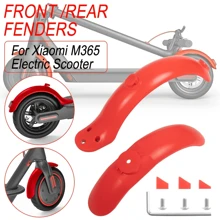 Electric Scooter Rear Mudguard Tire Splash Guard With Screw Rubber Cap For Mijia For Mi M365 Pro 1S KickScooter Front Guard Accessories - Multicolor - View 8