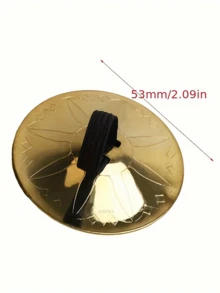 1 pieza Platillos de dedo para danza del vientre egipcia, platillos de dedo de cobre, accesorios de danza del vientre de Halloween - Multicolor - Ver 8