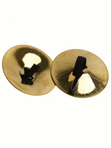 1 pieza Platillos de dedo para danza del vientre egipcia, platillos de dedo de cobre, accesorios de danza del vientre de Halloween - Multicolor - Ver 7