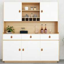 1pc Natural Rattan Handles, Beech Drawer Handles, Cabinet Door Handles For Home Decoration - Multicolor - View 7