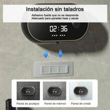 Automatic Soap Dispenser Wall Mount, Smart Electric Soap Dispenser Wall Mount, Hands Free For Kitchen, Bathroom, Commercial - Black - View 6