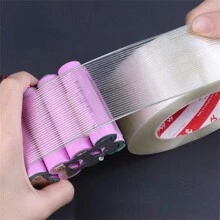 High Temperature Fiberglass Insulating Tape For Lithium Battery Packs - Single Side Adhesive, Strong Seal Fixture, Plastic Material, 984.25 Inch Length - Multicolor - View 1