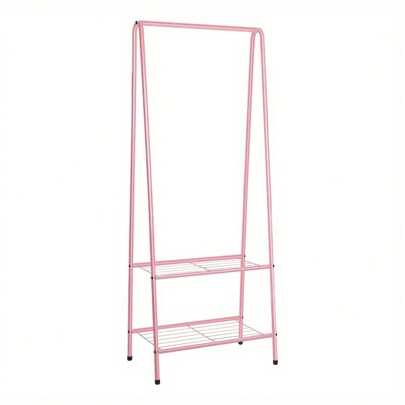 Clothes Rail Small Clothes Coat Rack 36x60x151cm Garment Rail With Shelves Dress Hanging Display Stand Clothes Hanging Rail For Bedroom Small Apartment Student Dormitory Room Decor Home Decor Fall Decor Bedroom Decor