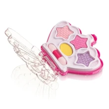 Kids Makeup Kit Lipstick Eyeshadow Brush Nails + Plush Hair Band - Nhiều màu - Xem 8