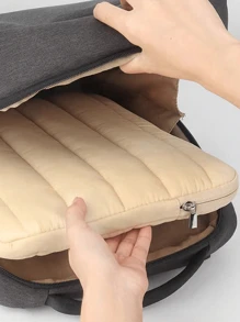 1 túi đựng máy tính xách tay/máy tính bảng mềm chống sốc, vừa với máy tính xách tay/máy tính bảng 11"/ 13"/ 15.6", túi đựng máy tính xách tay nhẹ Túi đựng máy tính xách tay/máy tính/vai Ins/Y21k Phong cách di động dành cho nam/nữ/bé gái/bé trai/nữ/nam Túi chống nước/chống nước dễ thương Nhẹ, di động Đơn giản với ngăn đựng máy tính Sức chứa lớn Trường học Văn phòng Phụ nữ Công việc Đi làm Đa chức năng - Nhiều màu - Xem 4