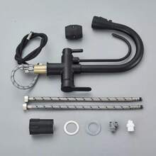 Modern Kitchen Tap, Kitchen Tap With Purified Water, Pull-Out Kitchen Tap - Black - View 6