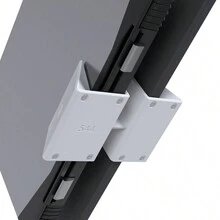Double Table Stand For 2 Notebooks Closed Vertical Table Support - ARTBOX3D - 白色 - 查看 8