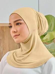 Khăn trùm đầu Hijab của người Hồi giáo Khăn trùm đầu Turban Sẵn sàng đội Mũ bên trong cho phụ nữ Che phủ toàn bộ cổ Khăn trùm đầu Quấn đầu - Nhiều màu - Xem 7