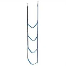 Bootsseil Leiter, tragbare Bootsleiter, faltbare und ausziehbare Angelleiter, geeignet für Yachten, Kajaks, Segelboote, Strandutensilien, Strandaccessoires, Poolschwimmer