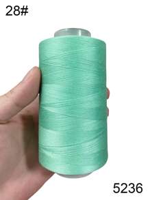 1 Rolo de Linha de Costura Doméstica 40/2 em 40 Cores, Preto e Branco, 3500 Jardas, para Artesanato em Roupas e Calças, Acessórios para Costura Manual, Linha de Costura DIY - Multicolorido - Ver 11