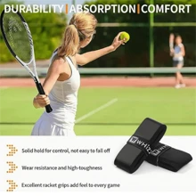 1/4pcs Anti-Slip Badminton/Tennis Racket Grip Tape, Sweat Absorbing Handle Wrap - Multicolor - View 12