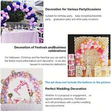 Balloon Arch Stand Reusable Balloon Arch Kit 10FT Adjustable Balloon Arch Stand Set Frame For Birthday Decorations Wedding Graduation Anniversary Graduation Party New Year Black - Black - View 9