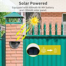 2 Pack Solar Fence Lights, Deck Lights Solar Powered Outdoor Waterproof Fence Lighting For Fence Deck Step Stair Post Wall - Cool White (Black Shell) - View 8