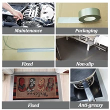 APORNI Grey Cloth Duct Tape, Waterproof, No Residue, Wide Size, Suitable For Carpet, Pipes, Decoration, Heat-Resistant, Tearable - Grey - View 7