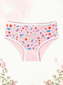 Printed Children's Panties Kit 10 Pieces Cotton DCP Kids - Nhiều màu - Xem 2