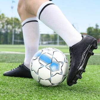 男士户外足球/足球鞋，青少年款，防水防滑训练鞋，男女通用