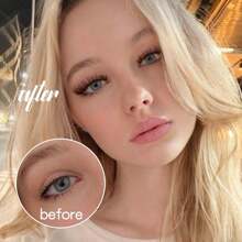 280pcs Brown Natural Look & Fluffy Faux Mink Lashes, Dramatic Cat Eye Eyelash Extensions 8-16mm, DIY Lash Kit Lash Clusters, Eyelash Clusters, Individual Eyelashes, Lashes, Fake Lashes - C - View 5