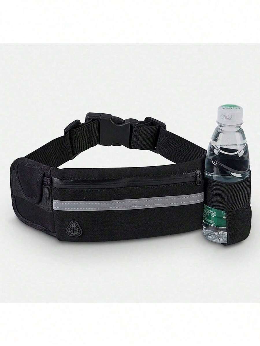 Waterproof Waist Bag Cell Phone Holder Sports Bike Fitness Bag - Black - View 1