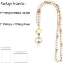 1Pc Lanyard Lanyards For Id Badges Teacher Lanyard Lanyards For Keys Retractable Lanyards For Id Badges Holder Cute Keychain Lanyard Women (Includes 2 ID Rubber Covers) Back To School