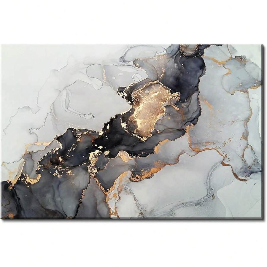 Nature Mountain Wall Art For Living Room, National Park Sunflower Landscape Canvas Picture Wall Decor 12x16, Sunset Grand Teton Lake Prints Painting Artwork For Kitchen Bedroom Home Decoration - Chất lỏng trừu tượng - Xem 1