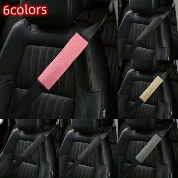 Coussin de sangle de sécurité de voiture en PU, usage quotidien décontracté