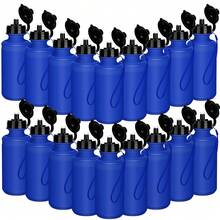 36 Pcs Sports Water Bottles Bulk 20 Oz Squeeze Reusable Plastic Water Bottle With Nylon Strap Blank DIY Water Bottles For Kids Adults School Thanks Gift Outdoor Sport Fitness - Multicolor - View 1