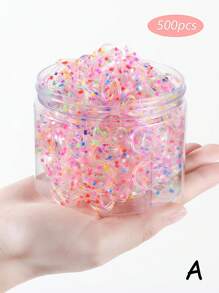 200/500pcs Girls Hair Ties With Box, Small Elastic Hair Bands For Ponytail, Thick Large Rubber Hair Rings, Daily Use Hair Accessories - Multicolor - View 15