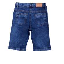 Comfortable Straight Men's Bermuda Jeans. - 藍色 - 查看 2