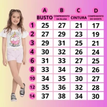 Girls' Summer Set - 3 T-Shirts + 3 Shorts (3 Sets Sizes 1 To 14) - 彩色 - 查看 4