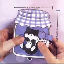 Gato de arándano, Gato de fresa, Gato naranja - Muñeca de papel artesanal, libro tranquilo, juguete de felpa suave de fieltro, scrapbook para niños - Multicolor - Ver 2