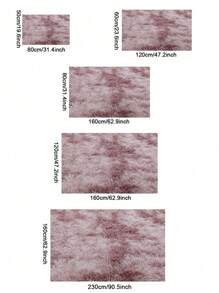 1pc Plush Area Rug Anti-Slip Living Room, Bedroom Carpet ,Room Decor