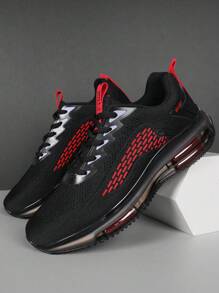 Men's Knitted Upper Breathable Height-Enhancing Shock-Absorbing Sports Shoes Are Fashionable And Versatile, Suitable For Daily Campus Wear And Casual Sports Shoes