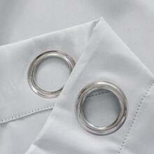 Waterproof Blackout Curtains 2Panels Thick Thermal Insulated Sun Block Indoor/Outdoor Blackout Curtains 52*94in Patio Waterproof Thermal Insulated Sun Blocking Drapes - Light Grey - View 9