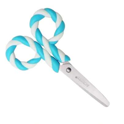 Tesoura Escolar Acrilex Colorida Modelo Pirulito ref.22540