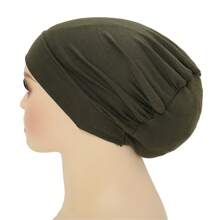 1pc Women's Silky R Beanie Cap - Multicolor - View 18