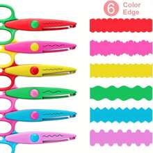 6pcs/Set Handmade Lace Scissors Kit - Perfect For Creative Students: Scrapbooking, Paper Cutting And More!