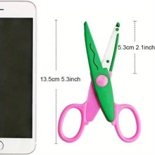 6pcs/Set Handmade Lace Scissors Kit - Perfect For Creative Students: Scrapbooking, Paper Cutting And More!