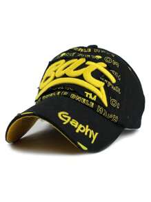 1 件女式字母刺绣棒球帽，户外运动休闲旅行太阳帽，男女通用返校礼物 - 彩色 - 查看 16