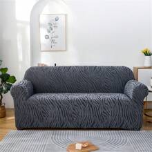 1 pièce Housse de canapé jacquard vague lavable toute saison, universelle et amovible, housse de protection anti-poussière gaufrée, décoration d'intérieur - 1 place : convient pour les canapés de 90-140 cm (35-55 po) de long / 2 places : convient pour les canapés de 145-185 cm (57-73 po) de long / 3 places : convient pour les canapés de 190-230 cm (74-90 po) de long / 4 places : convient pour les canapés de 235-300 cm (92-118 po) de long