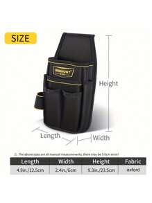 1pc Tool Pouch Electrician's Tool Work Bag Organizer Holder Wear-Resisting Multipurpose For Pliers Screwdrivers, Organized For On-The-Go Convenience