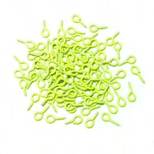 200 pezzi, spilli per occhi colorati di piccole dimensioni 8x4mm, ganci per occhi, per realizzazione di gioielli fai-da-te, accessori