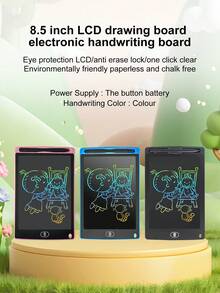 8.5 Inch Colorful E-Writing Tablet, Simple & Portable LCD Drawing Board - Multicolor - View 2
