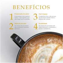 Black Porcelain Coffee Cup Set 6 Pieces - World Of Porcelain - Black - View 5