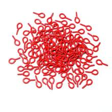 200 pezzi, spilli per occhi colorati di piccole dimensioni 8x4mm, ganci per occhi, per realizzazione di gioielli fai-da-te, accessori