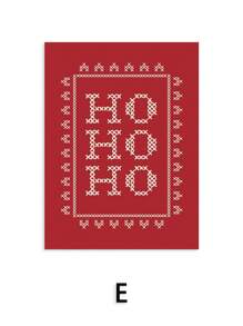 1 件带框墙壁艺术，适用于冬季节日装饰、圣诞树、糖果、家庭客厅装饰、无框圣诞节装饰、圣诞节装饰、圣诞树礼物装饰、感恩节婚礼家居装饰、家居装饰、秋季装饰、生日装饰、礼物派对用品、室内节日装饰、万圣节装饰、墙壁装饰、万圣节饰品 - 彩色 - 查看 12