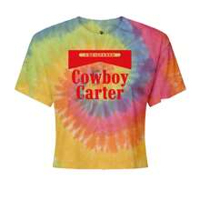 Camiseta corta Cowboy Carter Country Act Two - Azul Marino - Ver 4